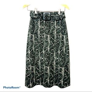 ✨LEOPARD PRINT GREY SKIRT (L)